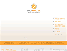 Tablet Screenshot of hugli.ch